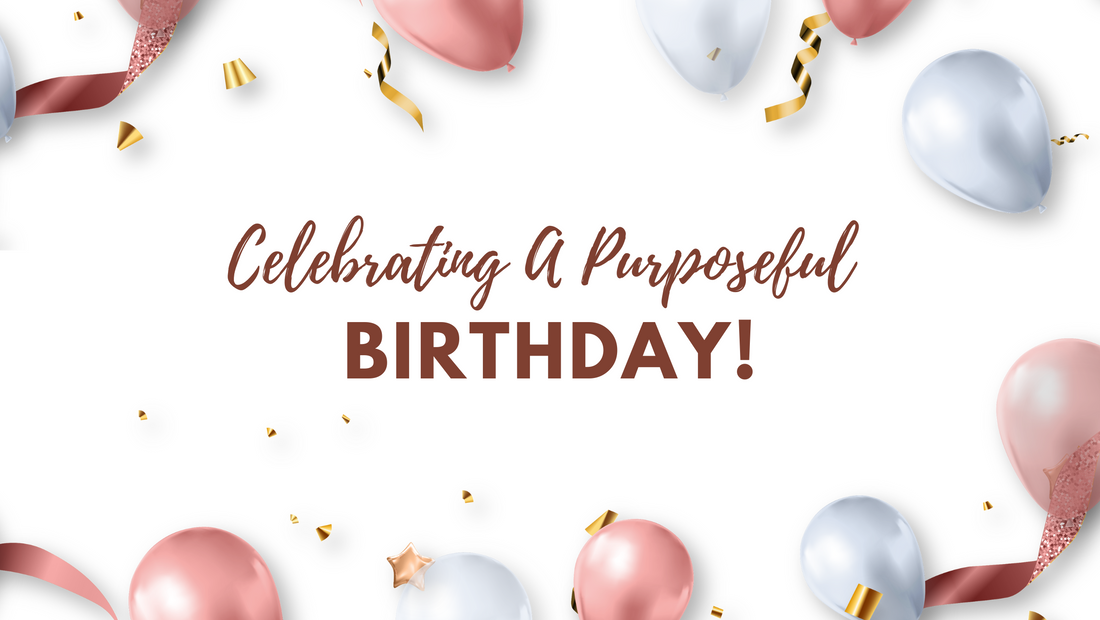 Meaningful birthday gift basket