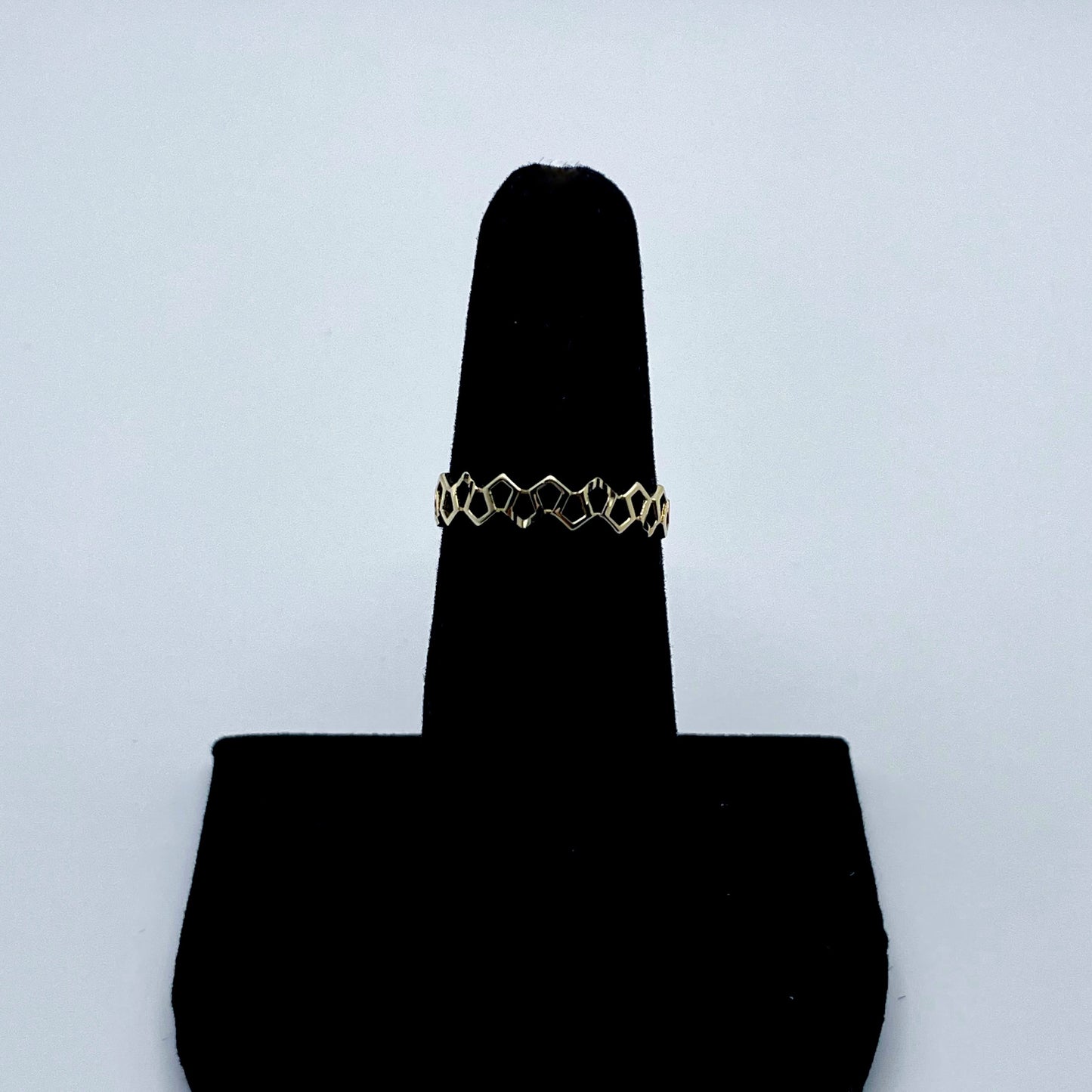 18K Courtesy Geometric Ring