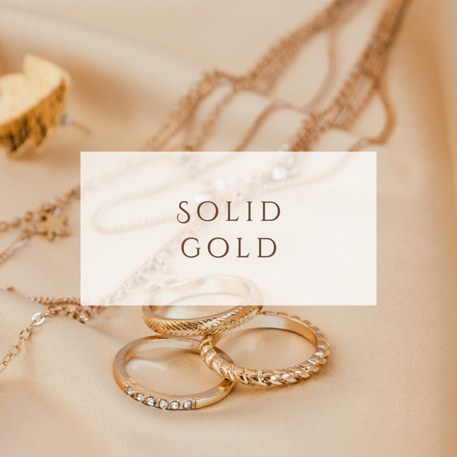 solid gold jewelry