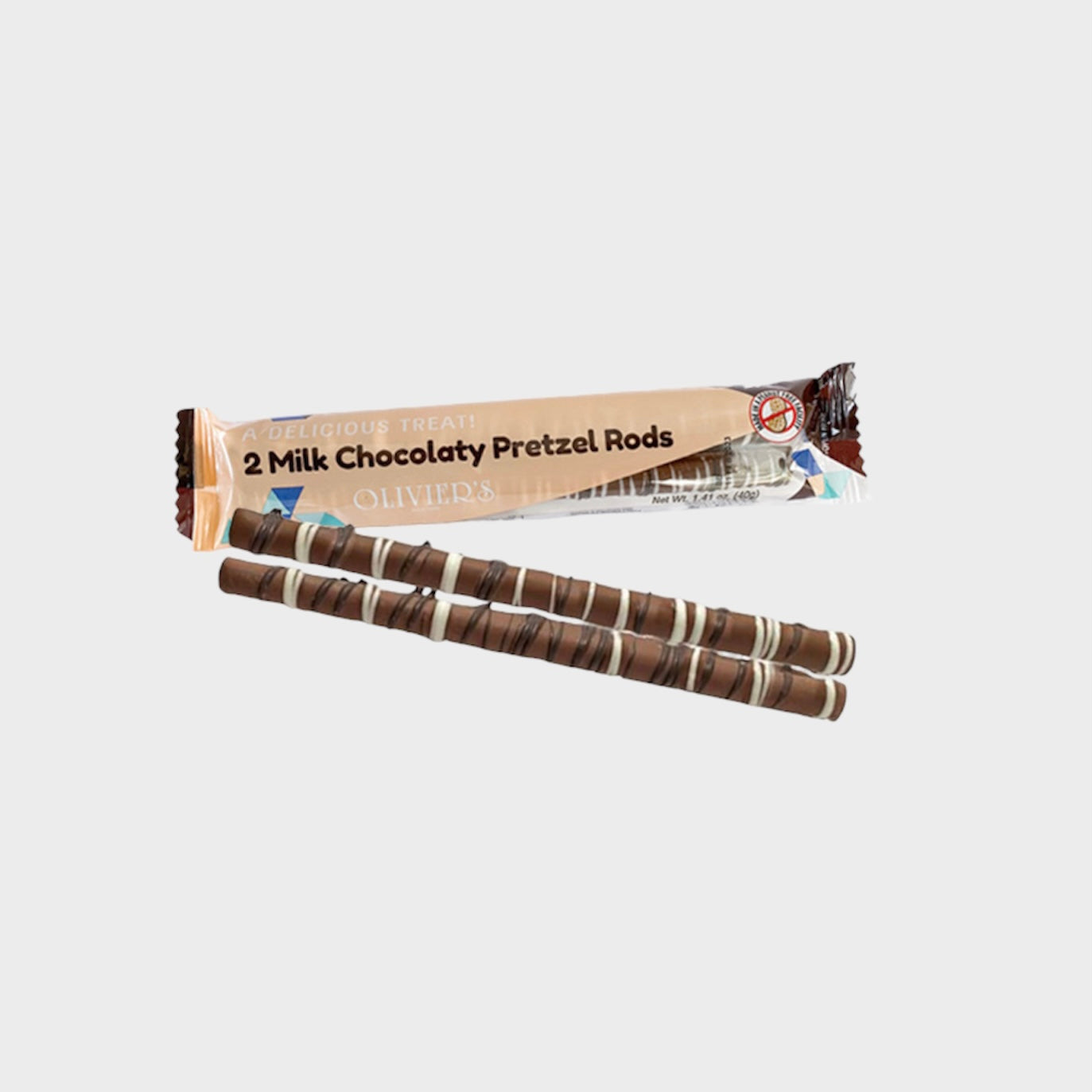 Milk Chocolate Pretzel Rods
