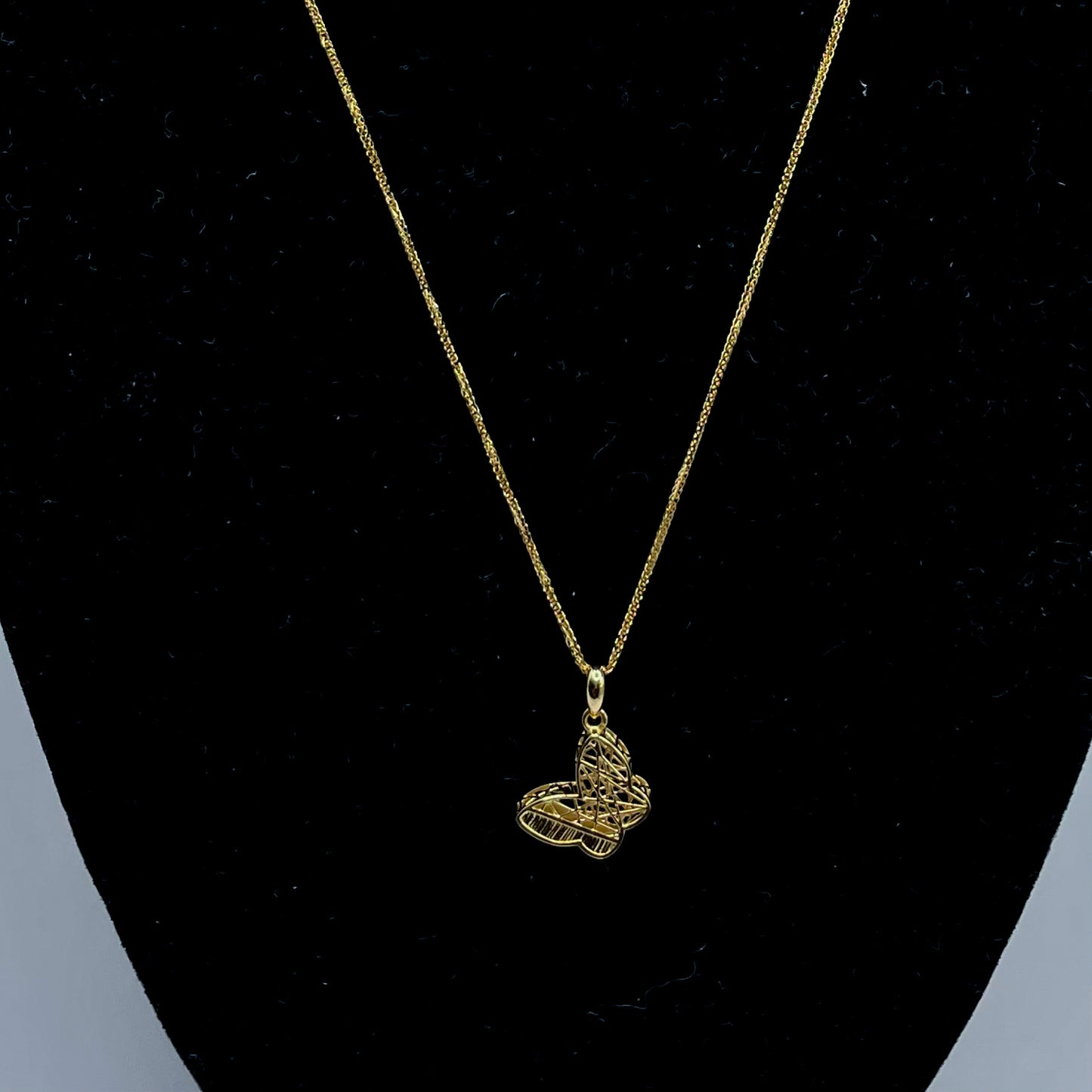 18K Resilience Butterfly Necklace