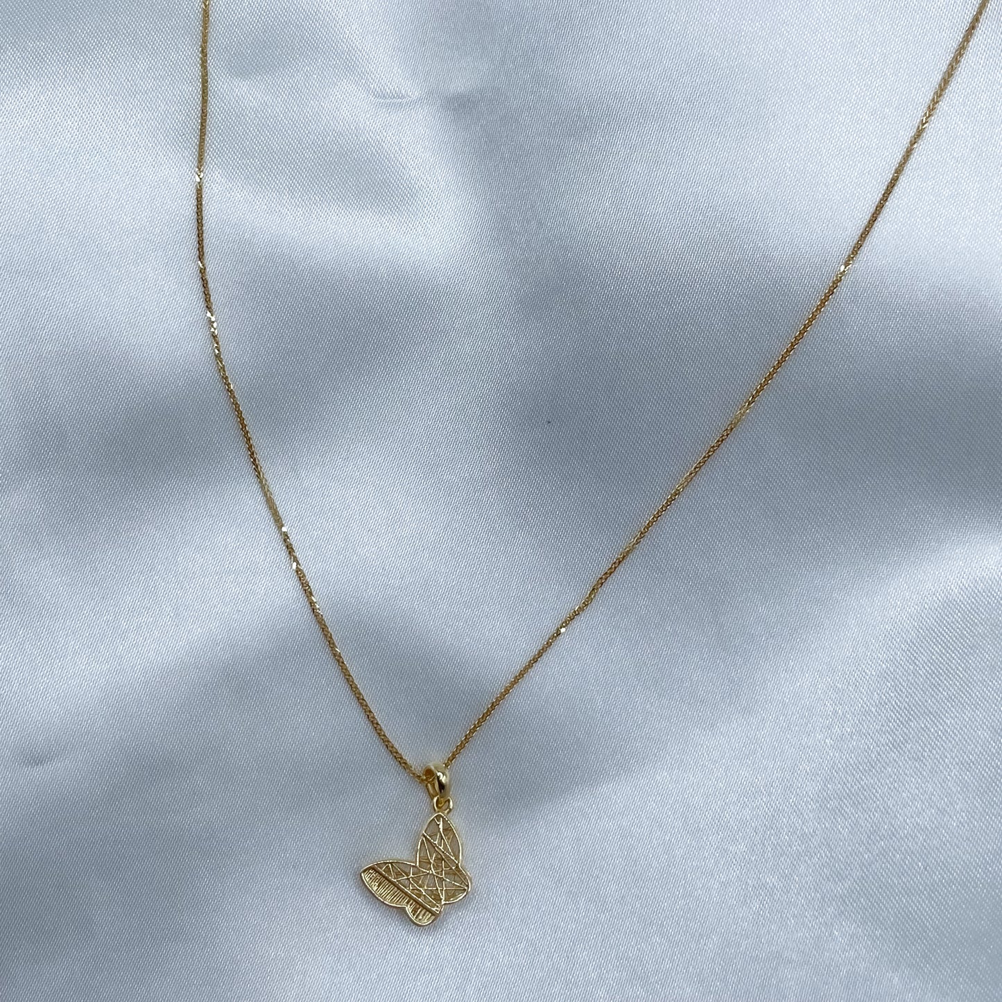 18K Resilience Butterfly Necklace