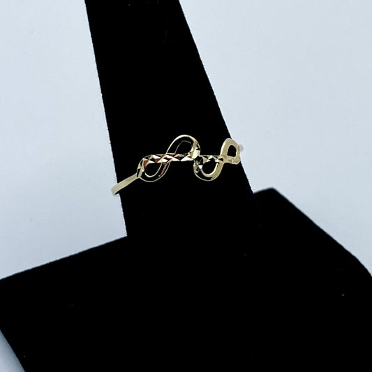 18K Prudence Infinity Ring