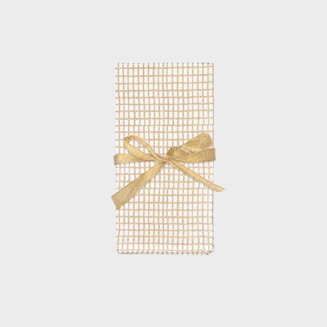 Gold Mosaic Napkin - set of 4