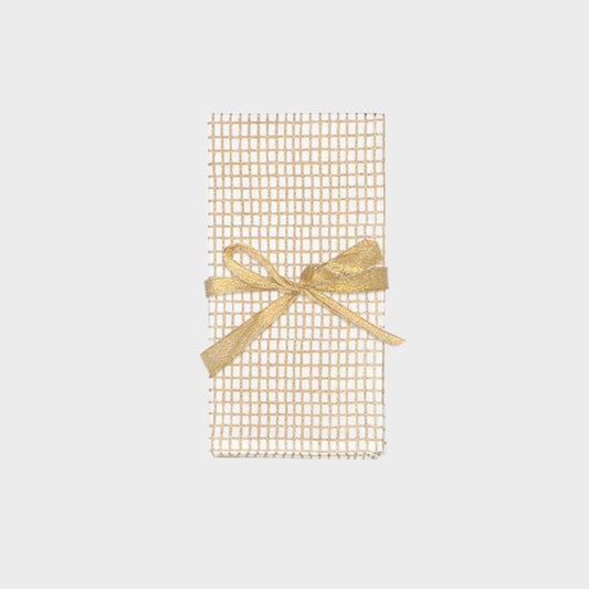 Gold Mosaic Napkin - set of 4