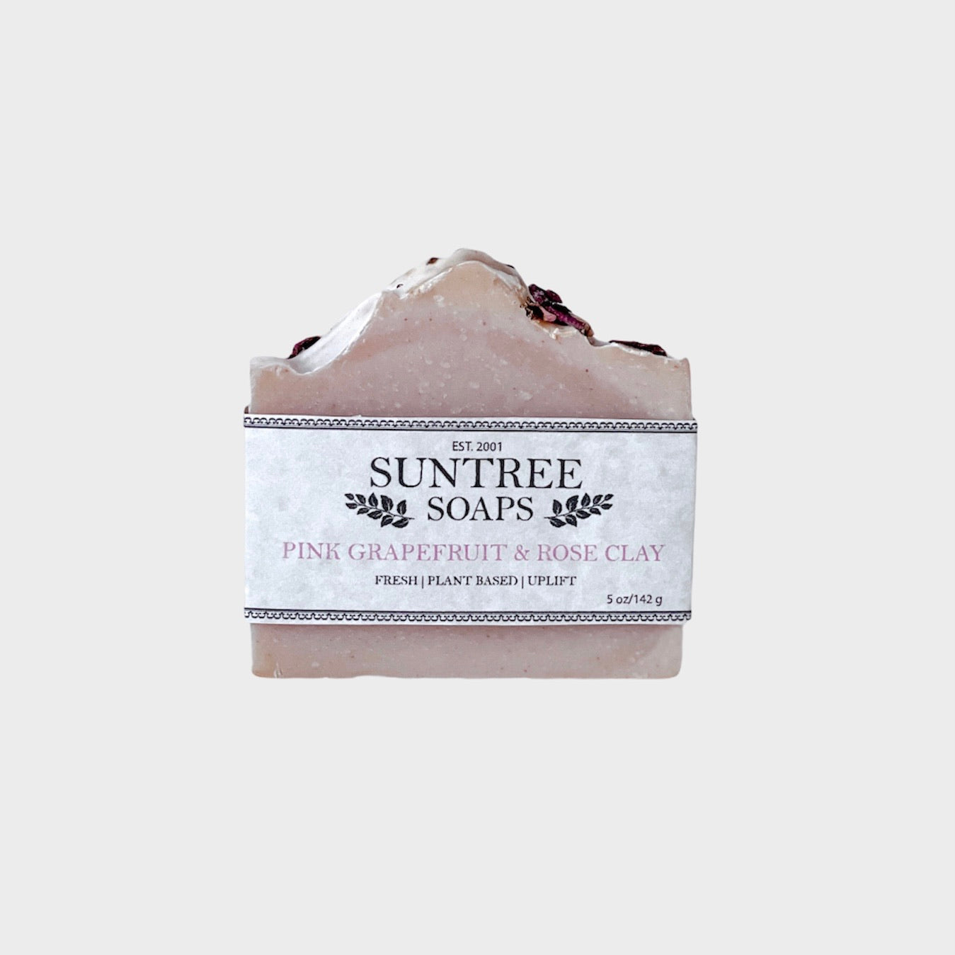 Pink Grapefruit & Rose Clay Soap Bar