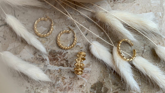 Solid gold jewelry