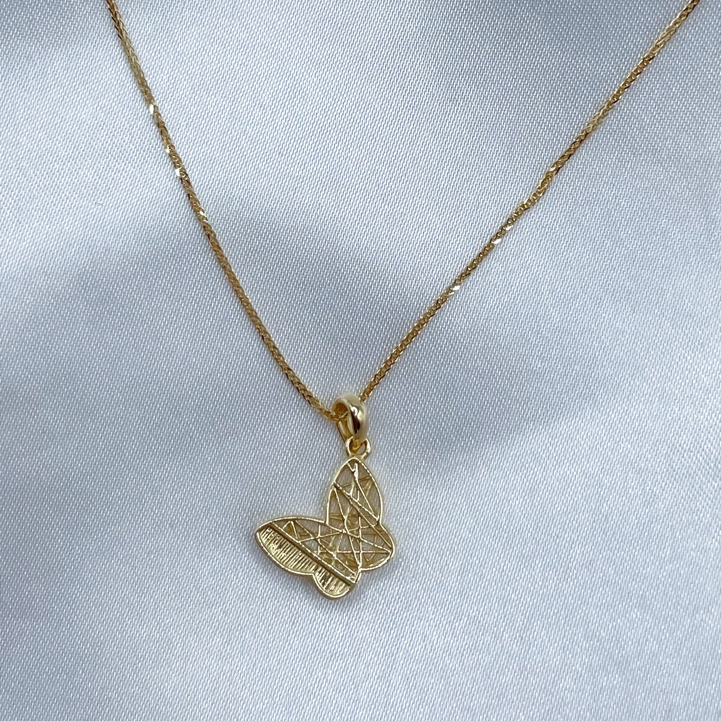 18K Resilience Butterfly Necklace