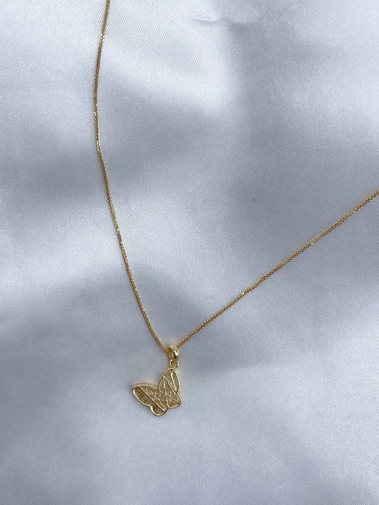 18K Resilience Butterfly Necklace