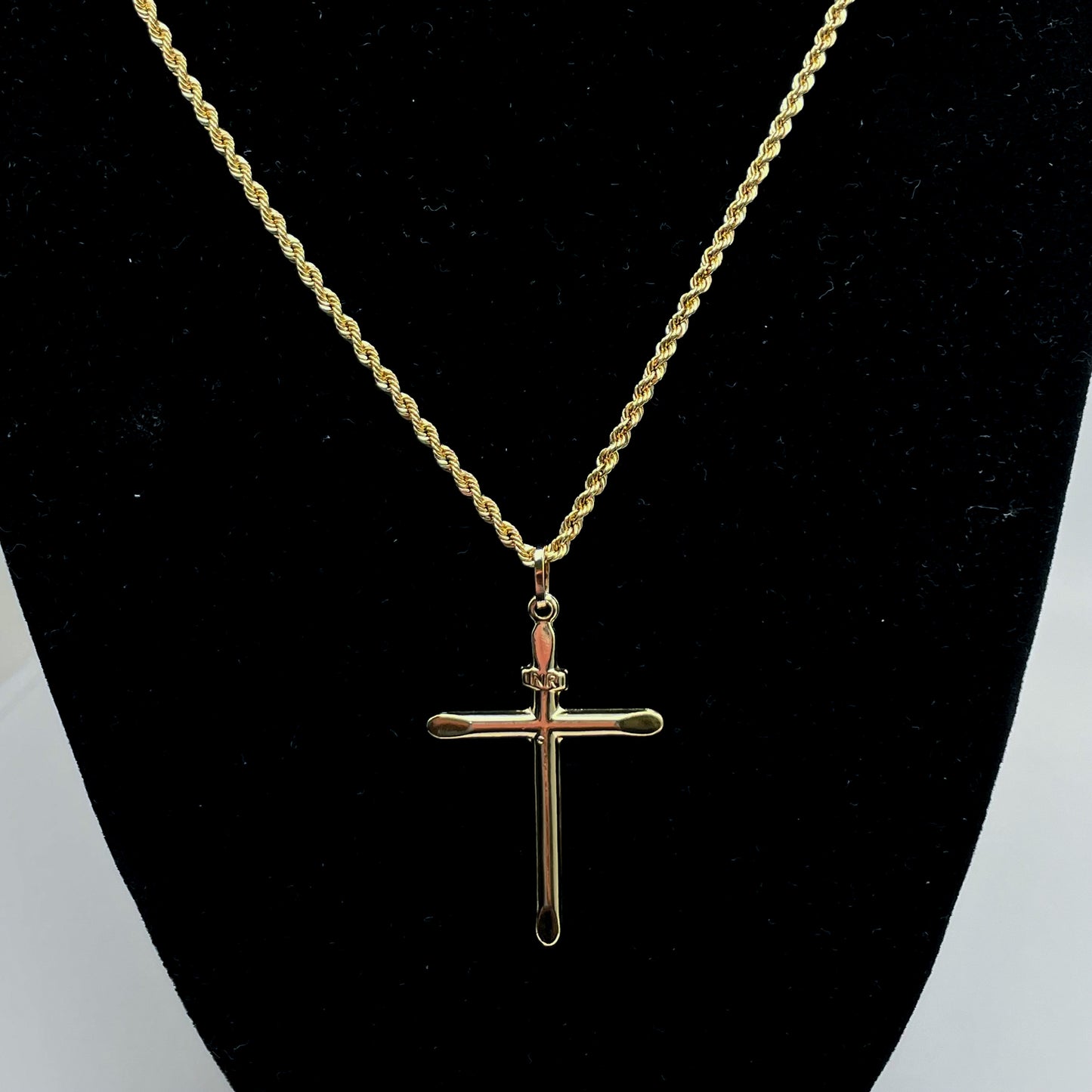 18K Cross Necklace
