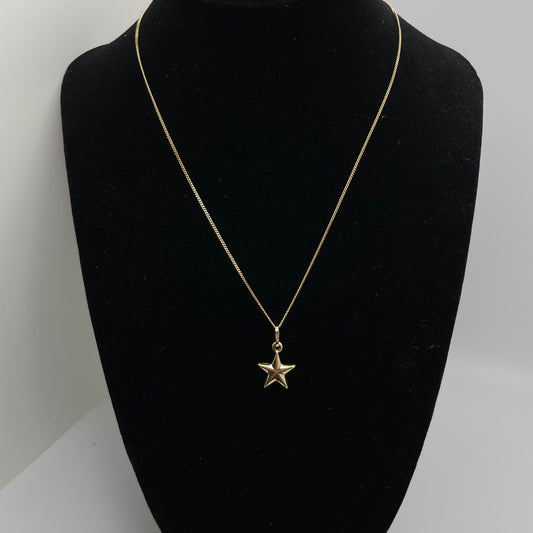 18K Modesty Star Necklace