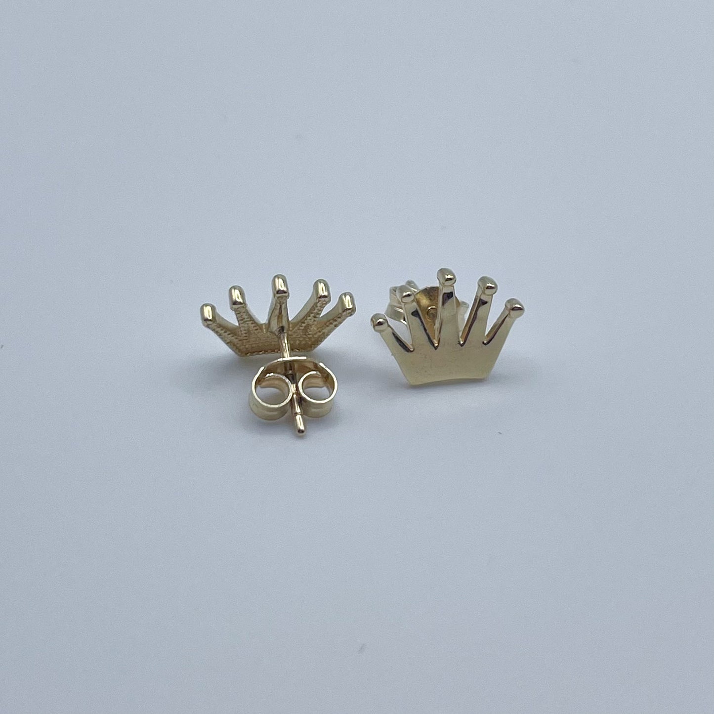 18K Wisdom Crown Earrings