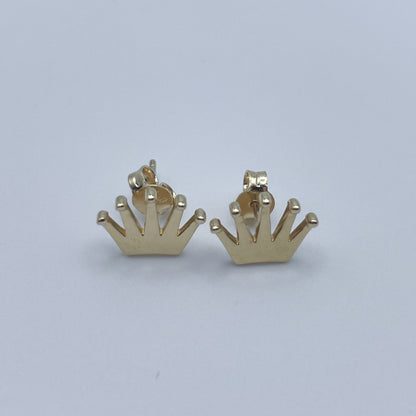 18K Wisdom Crown Earrings
